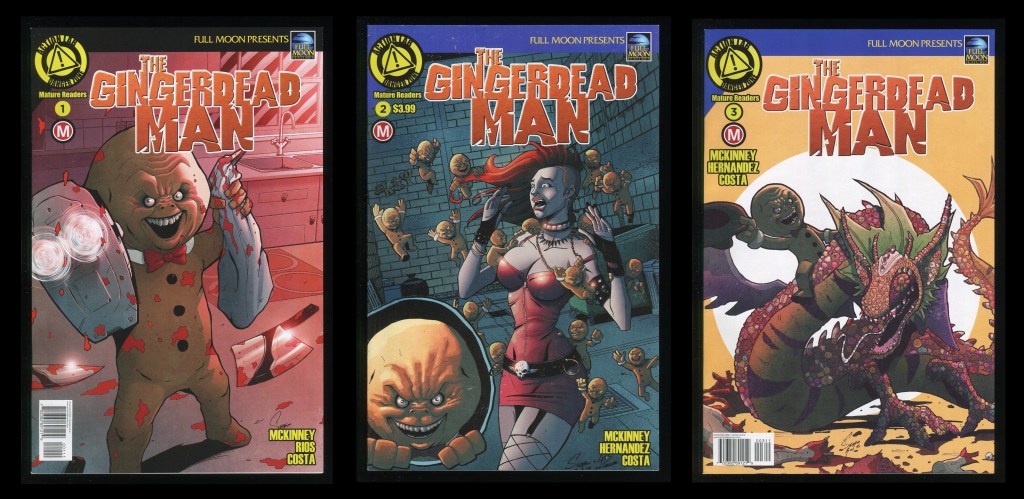 The Gingerdead Man Comic Set 1-2-3 Lot Adaptation Based on Full Moon ...