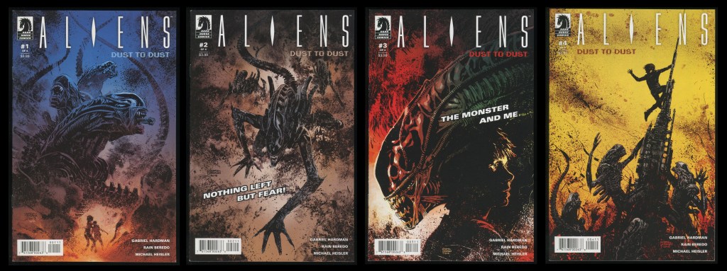 Aliens Dust to Dust Comic Set 1-2-3-4 Lot - CollectibleEntertainment.com