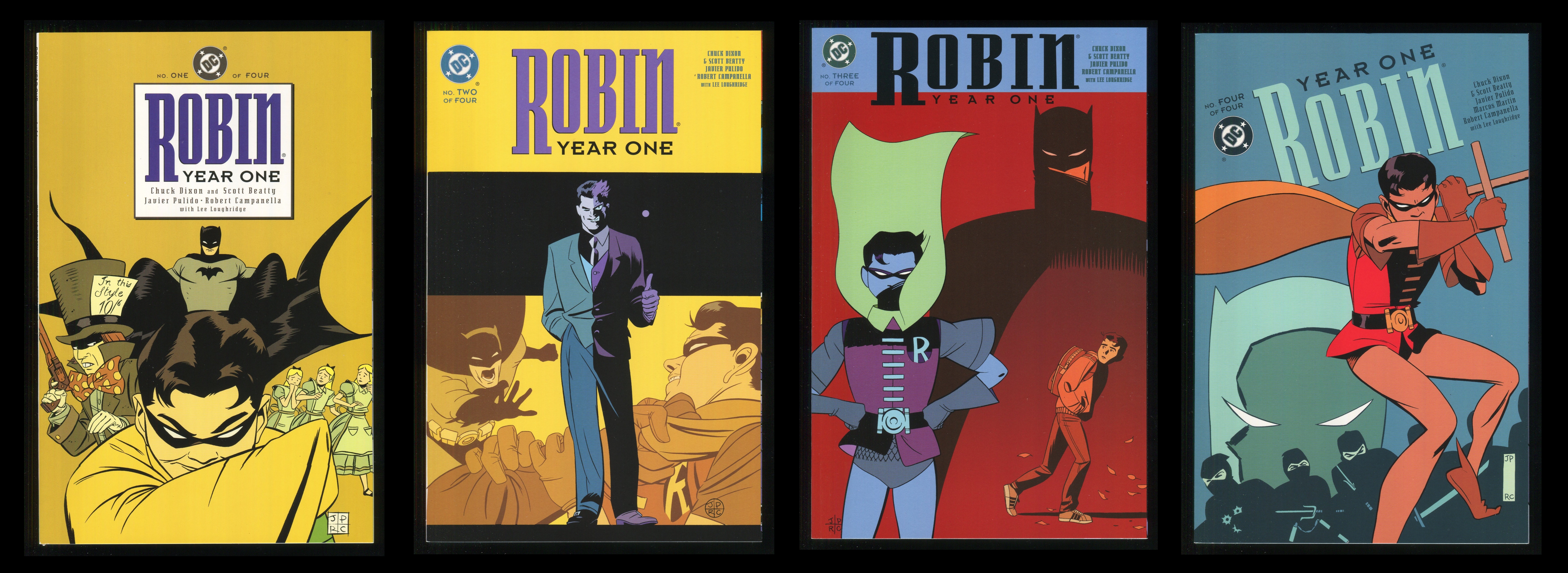 Robin Year One Trade Paperback Set 1-2-3-4 Lot TPB Batman Dick