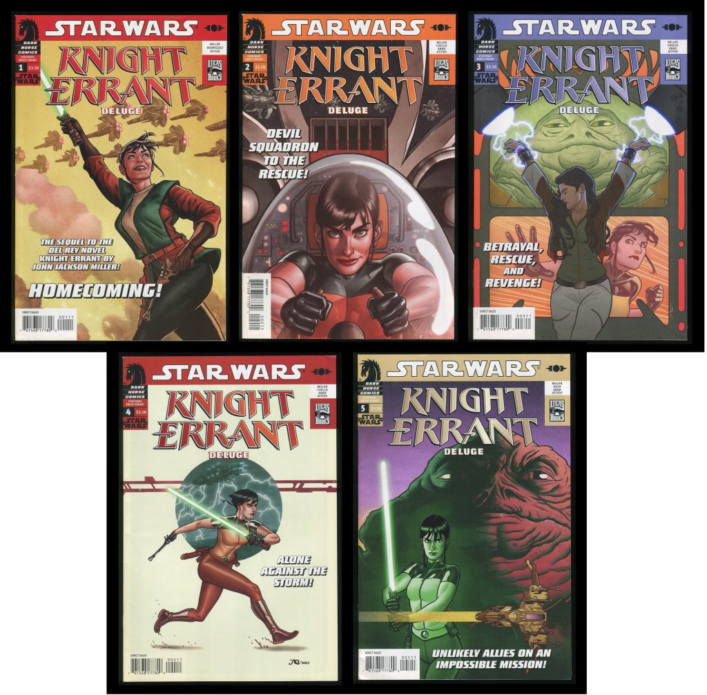 Star Wars Knight Errant Deluge Comic Set 1-2-3-4-5 Lot Old Republic ...