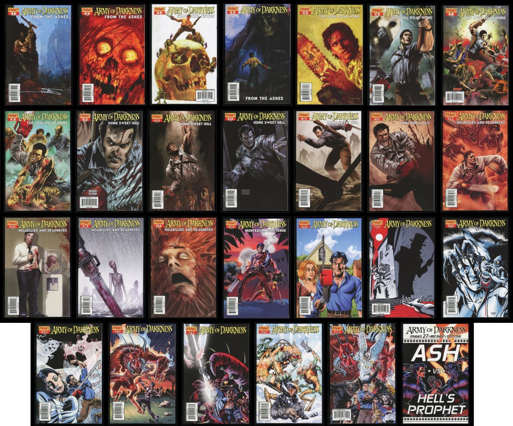 Army of Darkness Comic Set 1-27 Dynamite Horror Ash Evil Dead Deadites