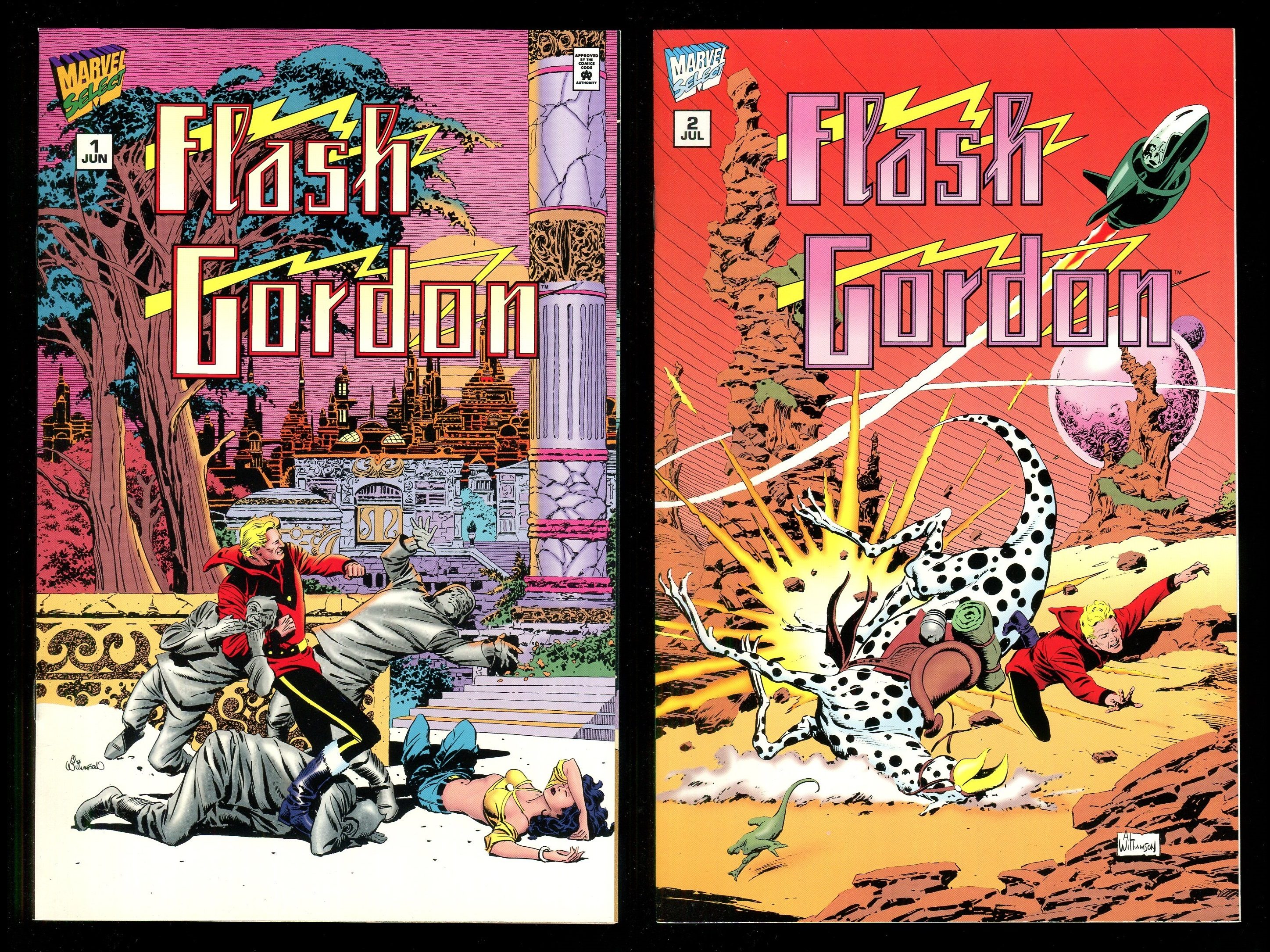 Flash Gordon Comic Set 1-2 Lot Marvel 1995 - CollectibleEntertainment.com