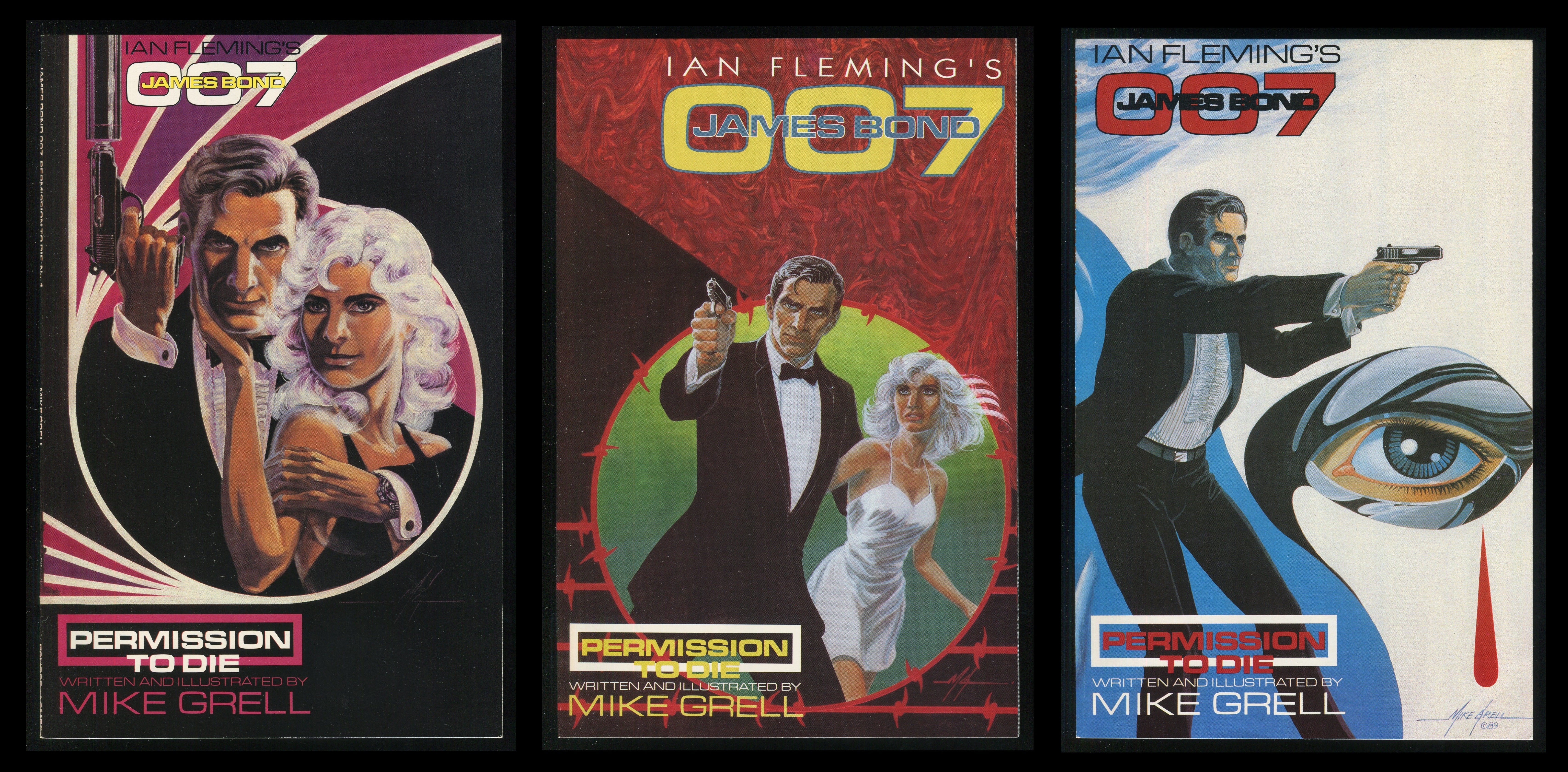 James Bond 007 Permission to Die Trade Paperback TPB Set 1-2-3 Lot