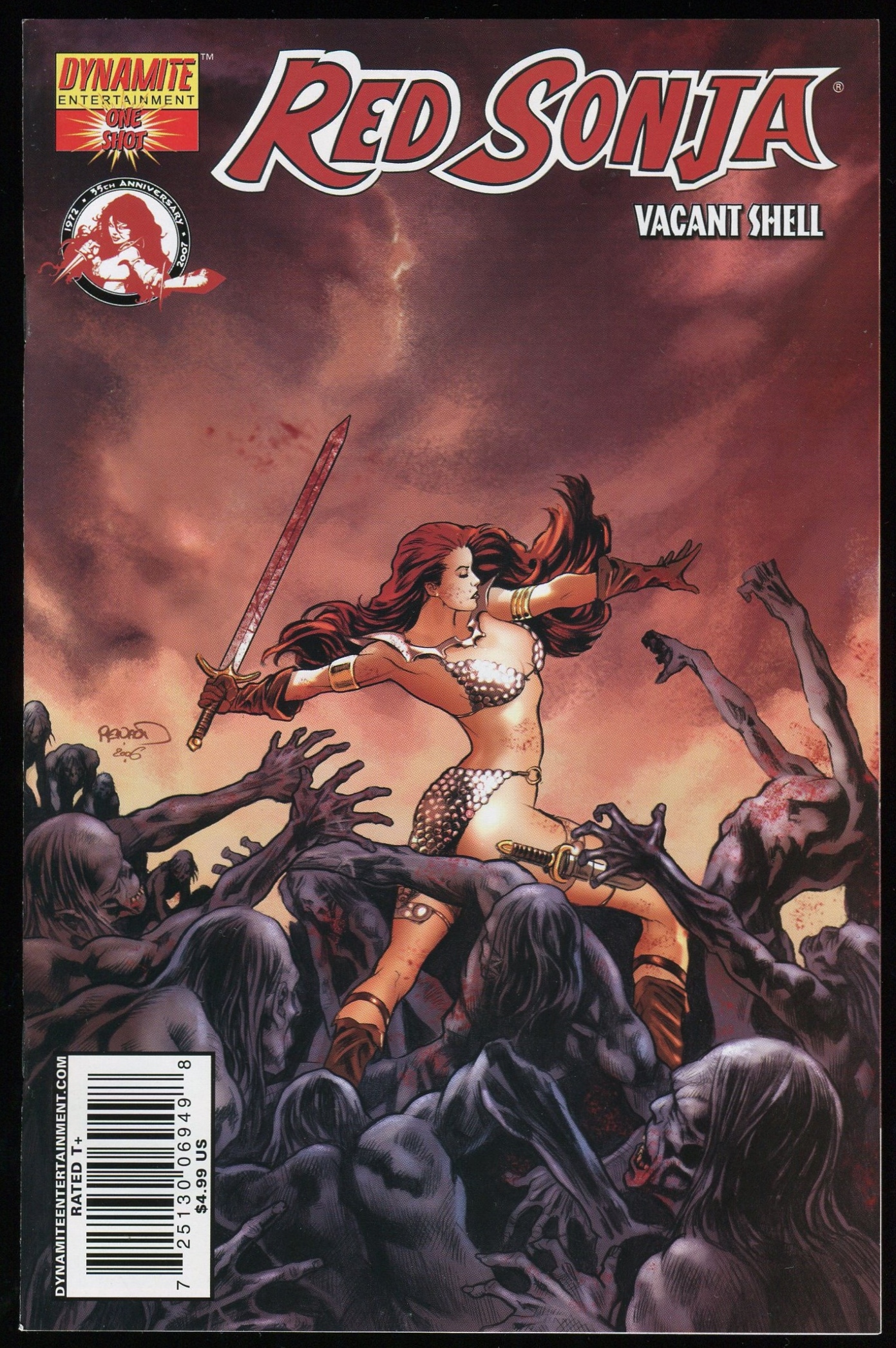 Red Sonja Vacant Shell One-shot Comic REH Savage Paul Renaud art
