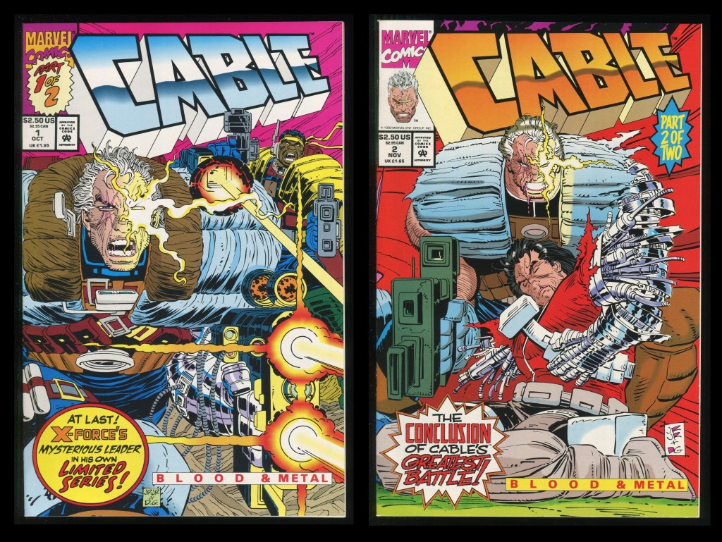Cable Blood & Metal Comic Set 1-2 Marvel 1992 X-Force Weapon X John ...