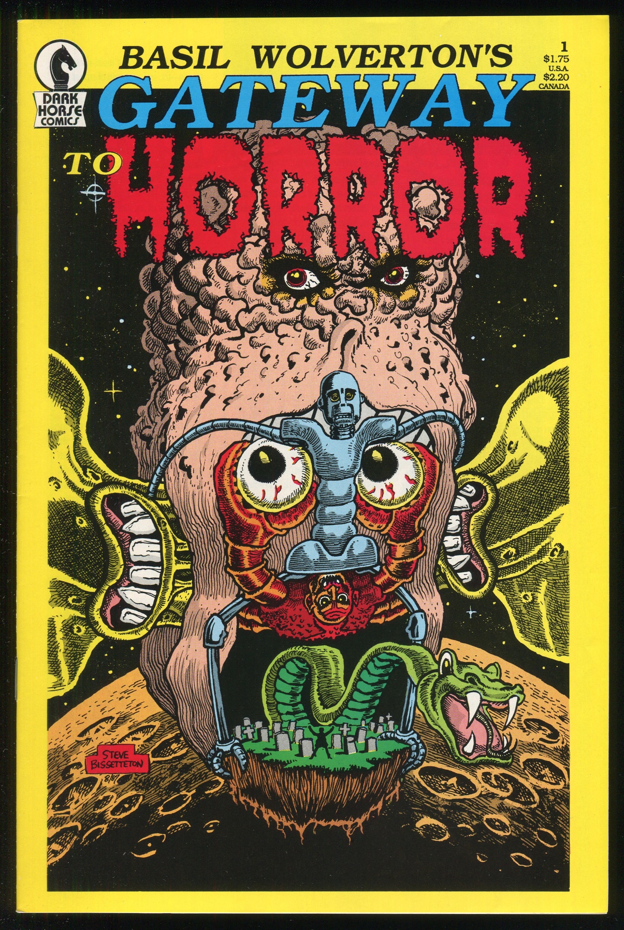 Basil Wolverton Gateway to Horror Comic They Crawl by Night Where