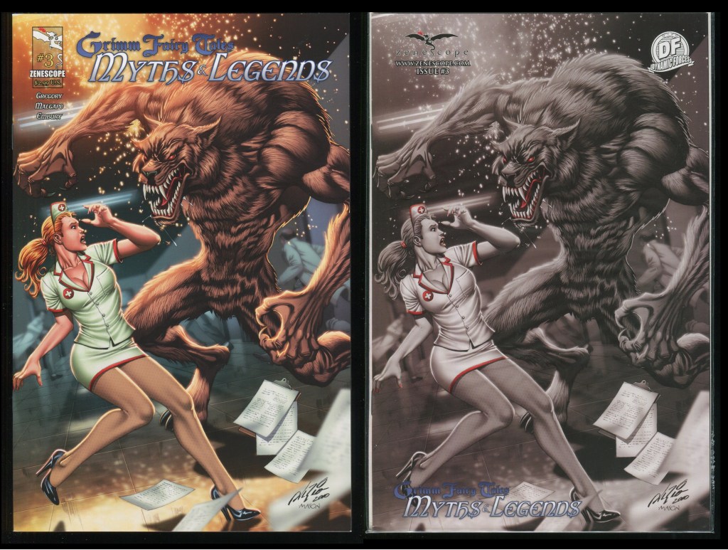Werewolf Variants Grimm Fairy Tales Myths & Legends B3 & Dynamic Forces Ltd Werewolf ...