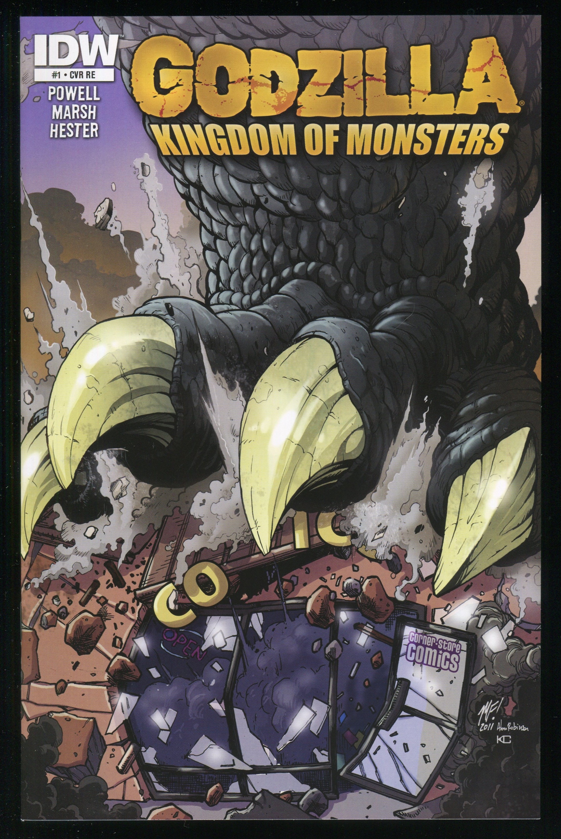 Godzilla Kingdom of Monsters 1 Retailer Incentive Variant Comic Corner  Store Cover Matt Frank art - CollectibleEntertainment.com