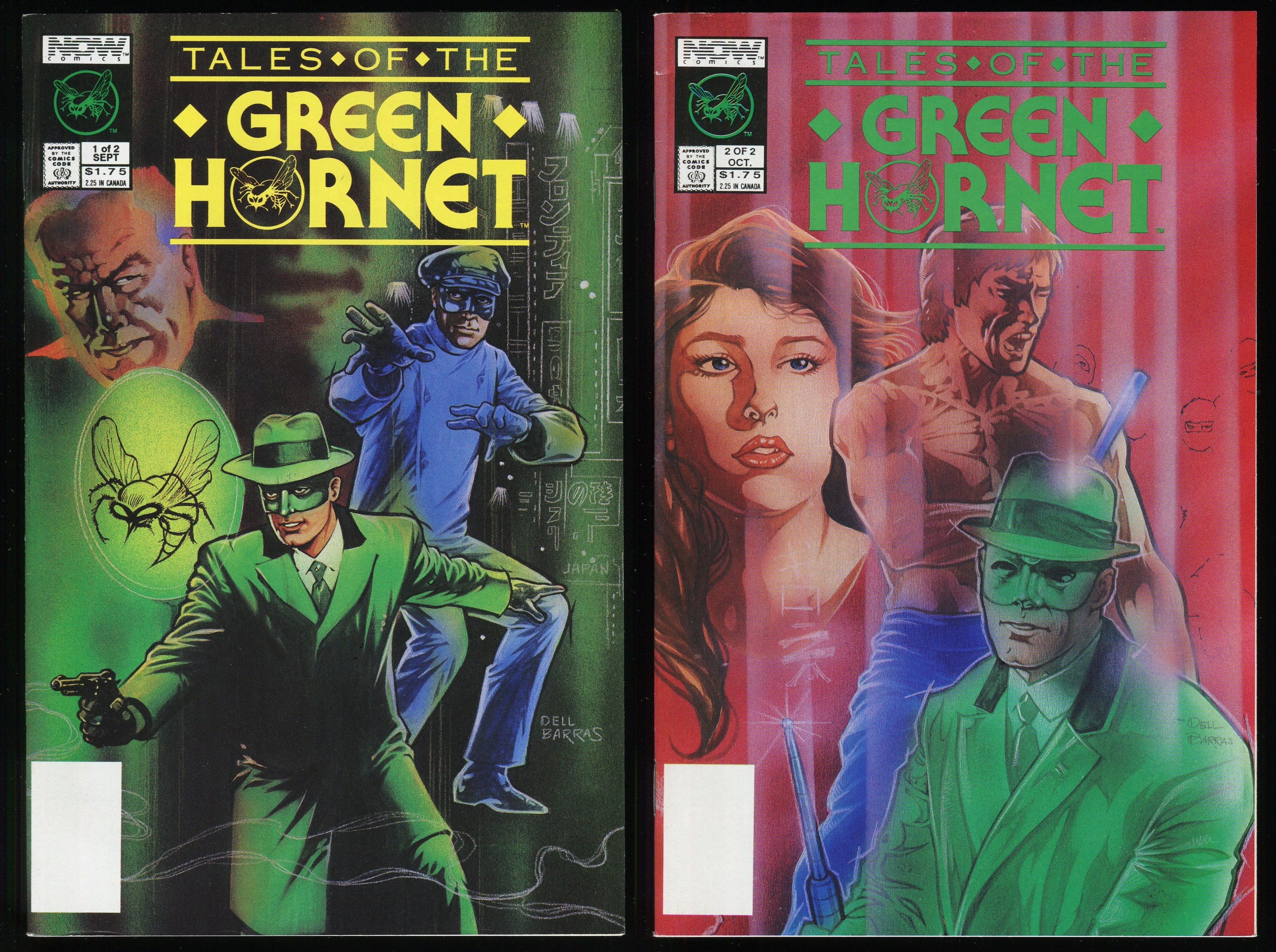 Tales of the Green Hornet 1st Now Comics Set 1-2 Lot w/ Bruce Lee