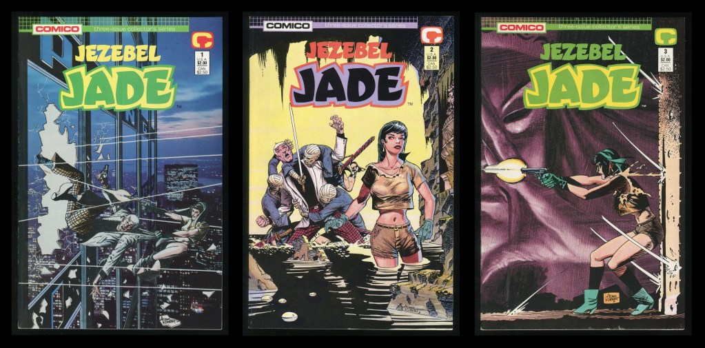 Jezebel Jade Comic Set 123 Comico Adam Kubert Jonny Quest & Hadji Race Bannon