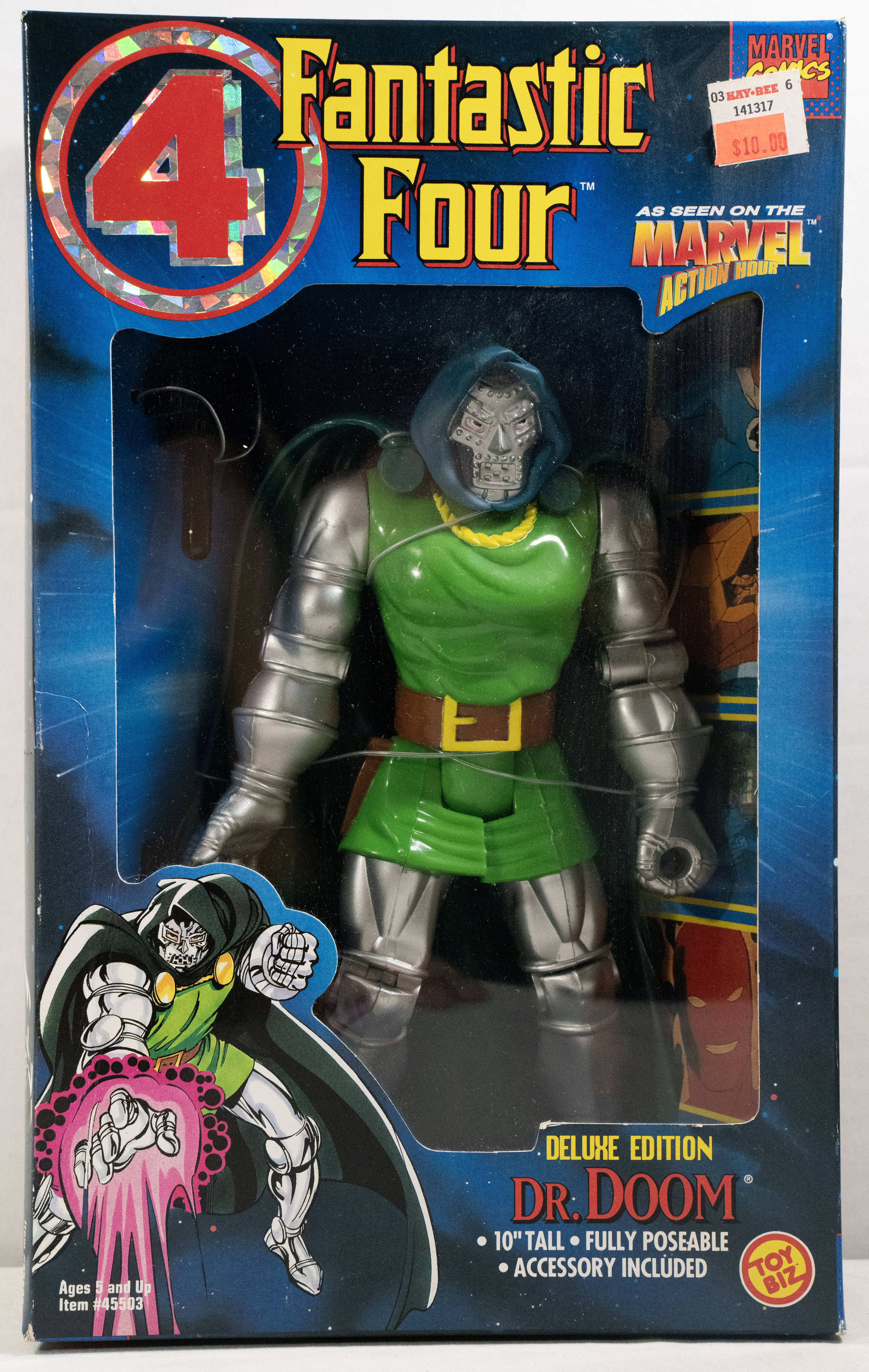 Fantastic Four Marvel Action Hour Deluxe Edition Dr. Doom Action