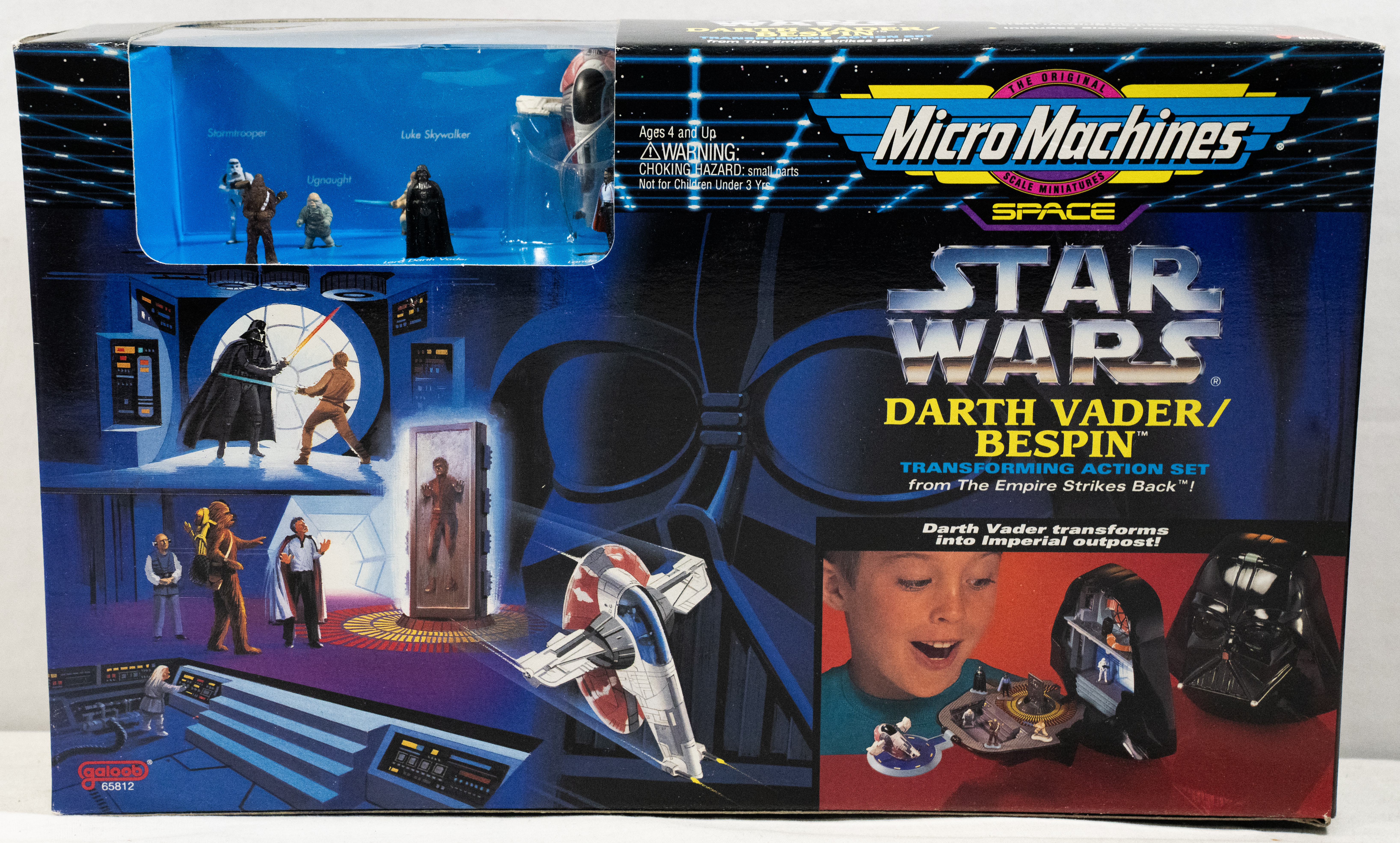 Micro Machines Space Star Wars Darth Vader Bespin Playset Galoob