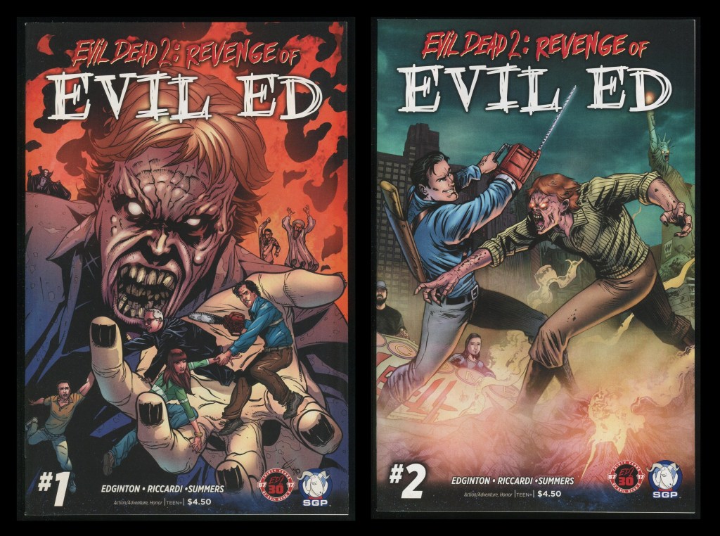 Evil Dead 2 Revenge of Evil Ed Comic Set 1-2 Lot ...