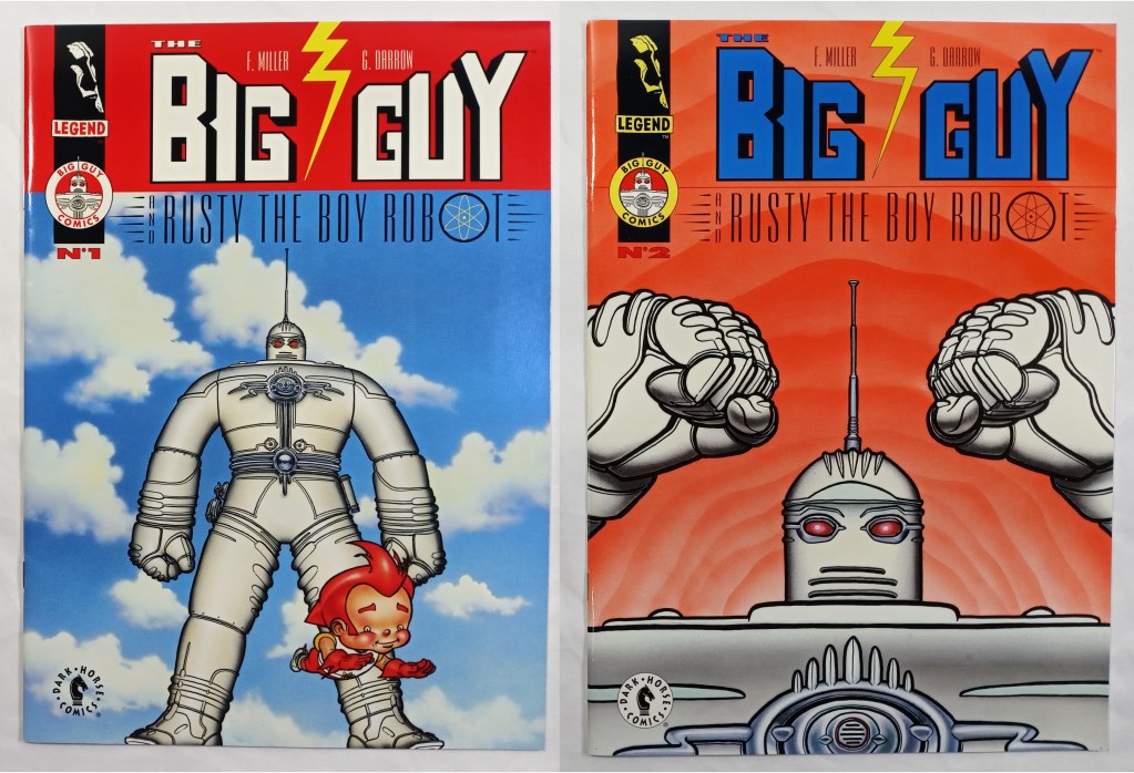 The Big Guy and Rusty the Boy Robot Oversized Comic Set 1-2 Lot ...