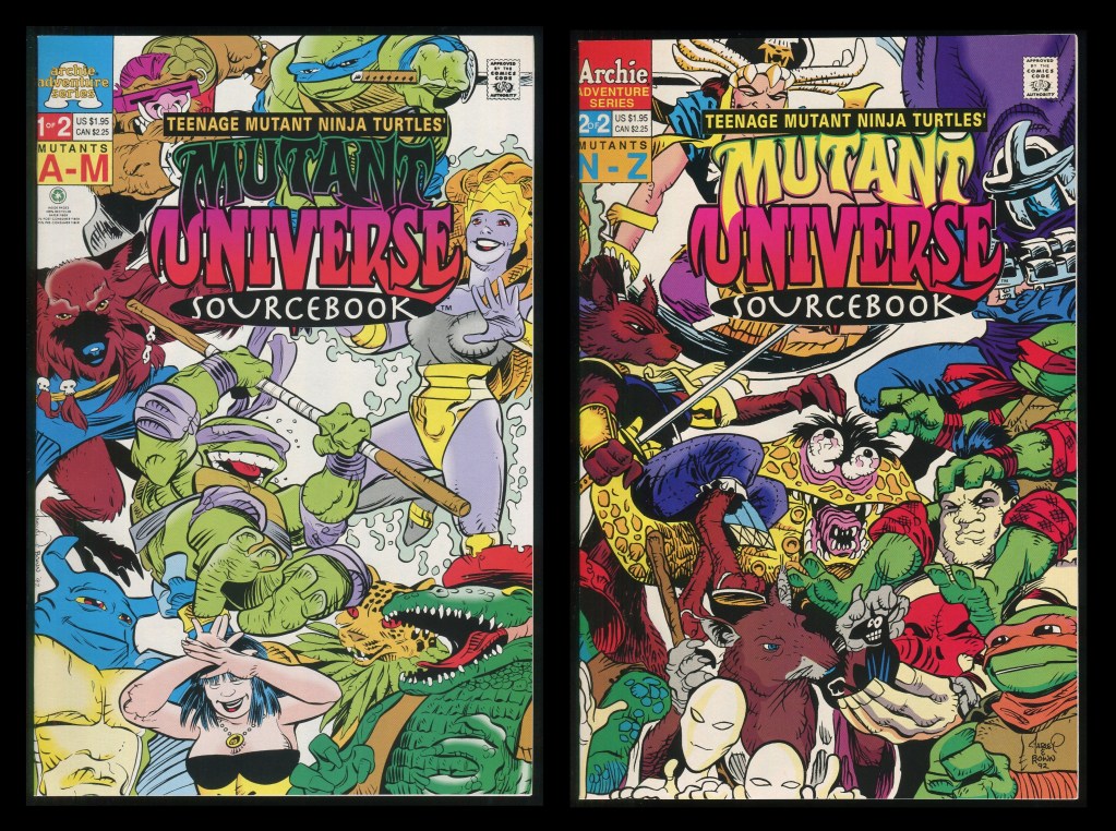 Teenage Mutant Ninja Turtles Mutant Universe Sourcebook Comic Set